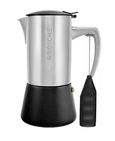 Grosche Milano Steel Cafe Bliss: Moka Pot Frother Duo