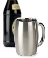 Rsvp International Endurance Stainless Steel Double Wall Beer Mug 15 ounce