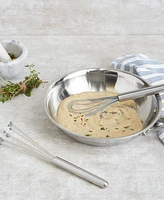 Rsvp International Endurance Stainless Steel 9.75" X 2.75" Silicone Flat Whisk