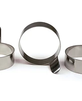 Rsvp International Endurance Stainless Steel 3x3x2" Egg Ring 4 Piece