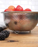 Rsvp International Endurance Precision Pierced Stainless Steel 2 Pint Berry Colander