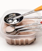 Rsvp International Endurance Stainless Steel 5 Piece Measuring Spoon Set - Color Handles
