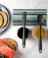 Rsvp International Silicone Coated Steel 2 Piece 8" Ela Series Mini Spatula Set