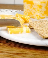Rsvp International White Marble 10" Diameter Cheese Board