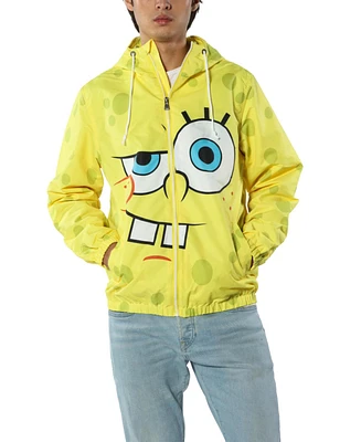 Members Only Men's Spongebob Windbreaker Jacket