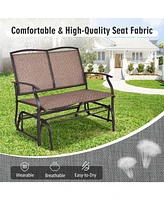 Iron Patio Rocking Chair for Outdoor Backyard and Lawn