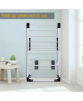 Costway Laundry Clothes Storage Drying Rack Portable Folding Dryer Hanger Heavy Duty