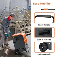 Costway 163 Ppd Portable Commercial Dehumidifier w/Water Tank&Drainage Pipe for Basement