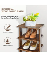 Costway 7-Tier Shoe Rack Free Standing Shelf Storage Tower