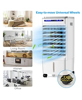 Costway 3-in-1 Evaporative Air Cooler Portable Air Cooling Fan w/ Fan & Humidifier