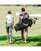Costway Golf Stand Bag Portable Lightweight Golf Carry Club Bag