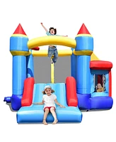 Inflatable Bounce House Castle Slide Bouncer Shooting Net