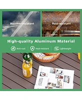 4-6 Person Portable Aluminum Camping Table Lightweight Roll Up