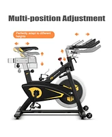 Costway Magnetic Exercise Bike Stationary Belt Drive