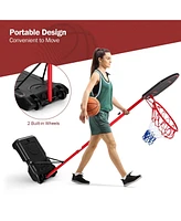 Height-Adjustable Basket Hoop, Portable Backboard System Stand