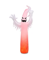 Costway 12 Ft Halloween Inflatable Ghost Yard Decoration w/ Built-in Led Lights