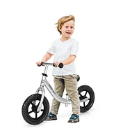 Costway Aluminum Balance Bike for Kids Adjustable No Pedal Training Bicycle