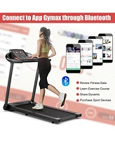 Costway 2.25HP Electric Running Machine Treadmill Bluetooth Speaker