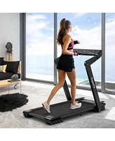 Costway 4.0HP Foldable Electric Treadmill Jogging Machine