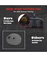 Freestanding Punching Bag with Stand Boxing Gloves for Adult Kids Adjustable