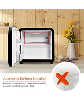 1.6 Cubic Feet Compact Refrigerator Reversible Door Mini Fridge