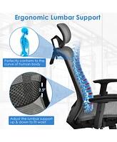 Costway Ergonomic High Back Mesh Office Chair Recliner Task Chair