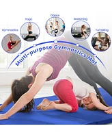 4' x 8' x 2'' Folding Gymnastics Mat Four Panels