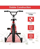 16 Inch Kids Bike Bicycle with Training Wheels for 5-8 Years Old Kids