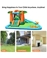 Inolait 7-in-1 Inflatable Slide Bouncer with Two Slides