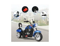 Slickblue 6V Powered Toddler 3-Wheel Motorbike Ride On Toy with Horn and Headlight