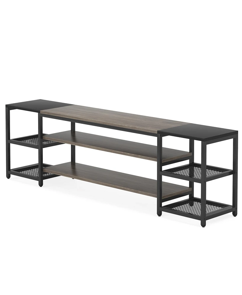 Tribesigns 78 Inch Tv Stand for Tvs up to 85 Inch, Media Entertainment Center Console Table, Industrial 3