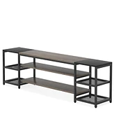 Tribesigns 78 Inch Tv Stand for Tvs up to 85 Inch, Media Entertainment Center Console Table, Industrial 3