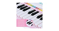 Slickblue Multifunctional 37 Electric Keyboard Piano with Microphone