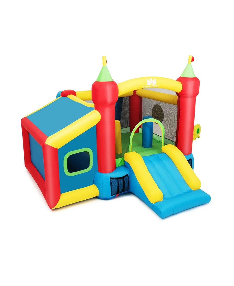 Slickblue Inflatable Bounce House Kids Slide Jumping Castle without Blower