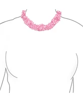 Bling Jewelry Big Chunky Chips Cluster Multi Strand Statement Bib Collar Necklace