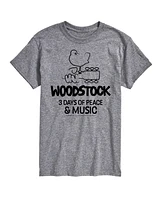 Hybrid Apparel Woodstock 3 Days Of Peace And Music Men's Short Sleeve Tee