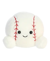 Aurora Mini Slugger Baseball Palm Pals Adorable Plush Toy White 4"