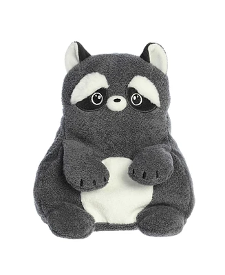 Aurora Small Riley Raccoon Fluffles Whimsical Plush Toy Grey 6"