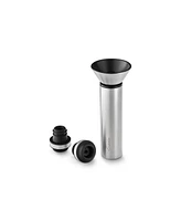 Rabbit Stainless Steel Vacuum Wine Preserver with 2 Stoppers