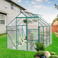 Streamdale Furniture Green-6 X 8 Ft Outdoor Patio Greenhouse