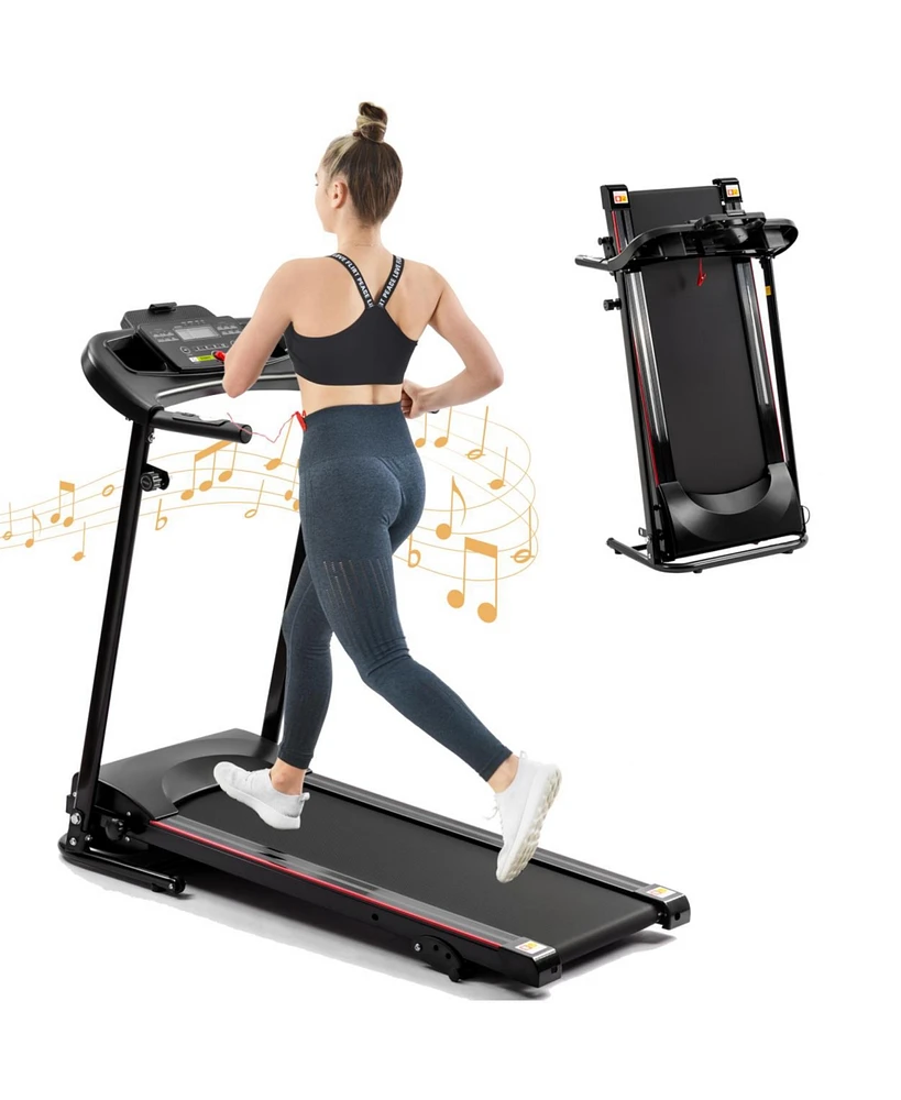 Streamdale Furniture Foldable Electric Treadmill with Incline and Bluetooth