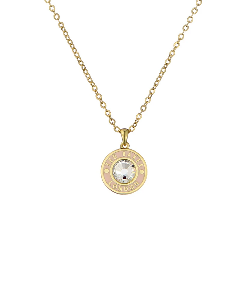 Ted Baker Jewelry Cherlie: Crystal Button Pendant Necklace