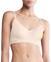 Calvin Klein Women's Form To Body Lightly Lined Bralette QF7618