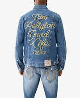 True Religion Men's Rope Stitch Logo Jimmy Jacket