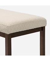 Pelican Bench - Pearl White
