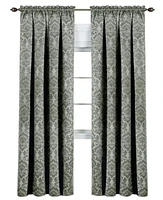 Kate Aurora Royal Living 2 Piece Curtain Panels - 84 in. Long Taupe