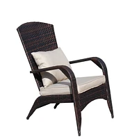 Patio Chair With Cushions(Beige Cushion)