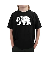 La Pop Art Boys Explore Word T-Shirt