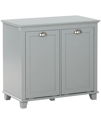 Homcom Tilt-Out Laundry Sorter Bathroom Cabinet