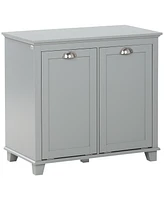 Homcom Tilt-Out Laundry Sorter Bathroom Cabinet